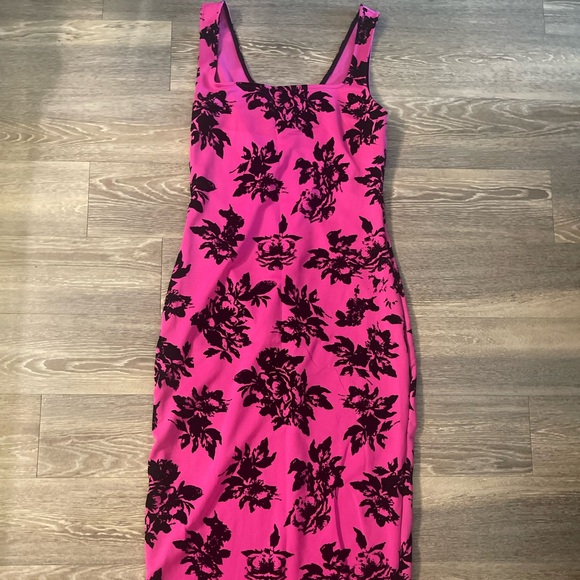 Hot pink dark Pink and black Palm Springs Dress BARBIE look 1x - Picture 5 of 15